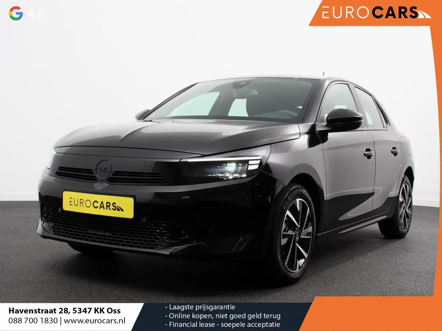 Opel Corsa 1.2 Turbo 100pk GS Nieuw model! | Navigatie | Appl Noir - 1
