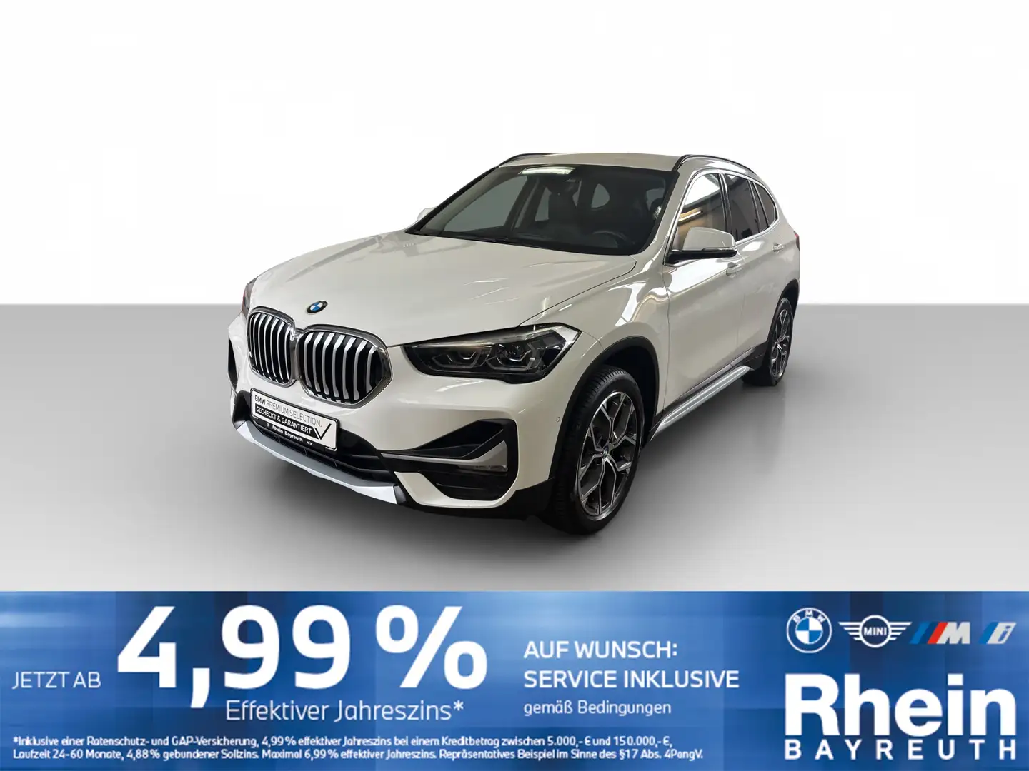 BMW X1 xDrive18d xLine Navi+ LED HUD AHK Komfortzug. Navi Bianco - 1
