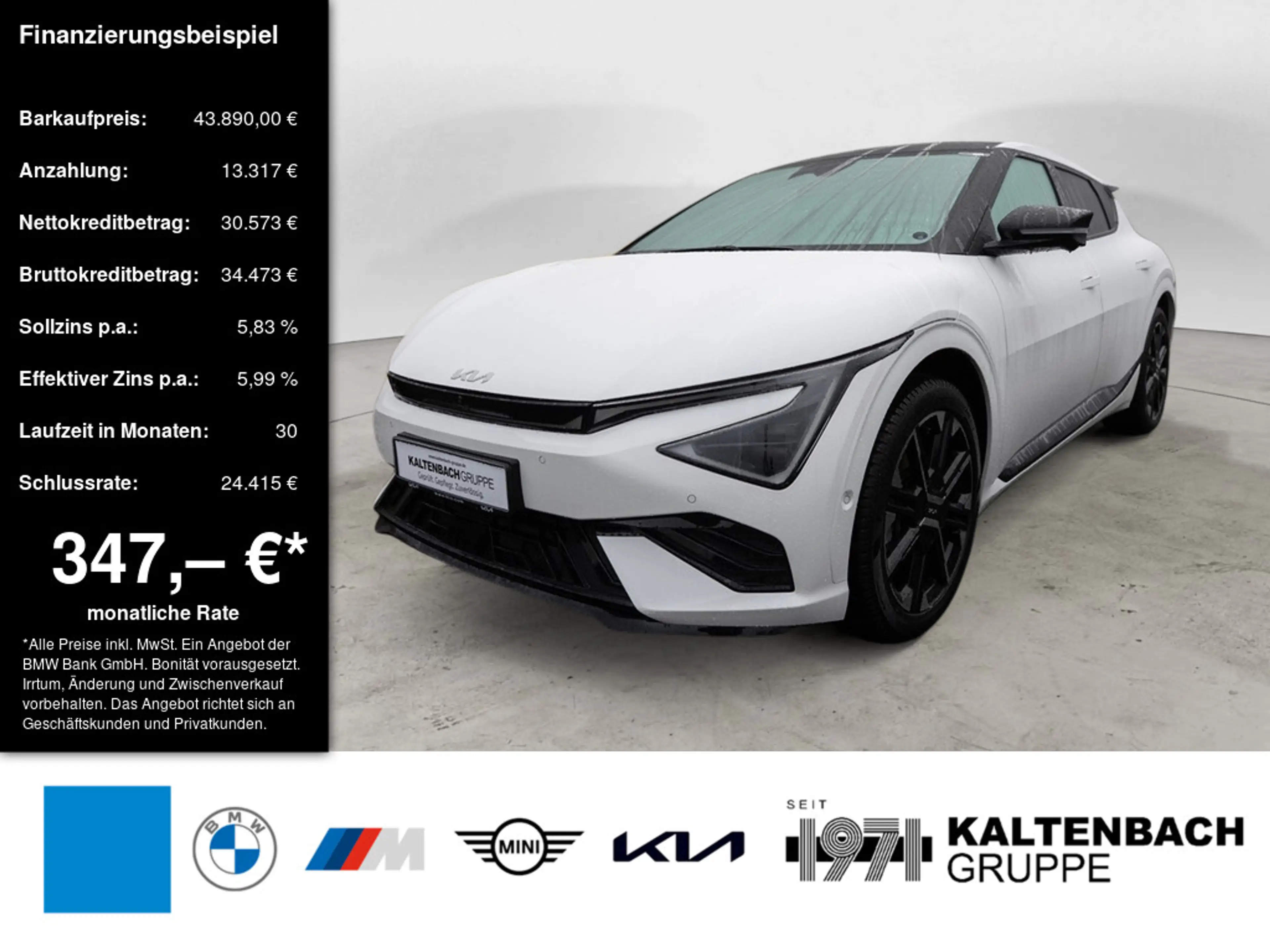 Kia EV6 Elektro 84 kWh GT-Line 4WD FACEL. HUD LED