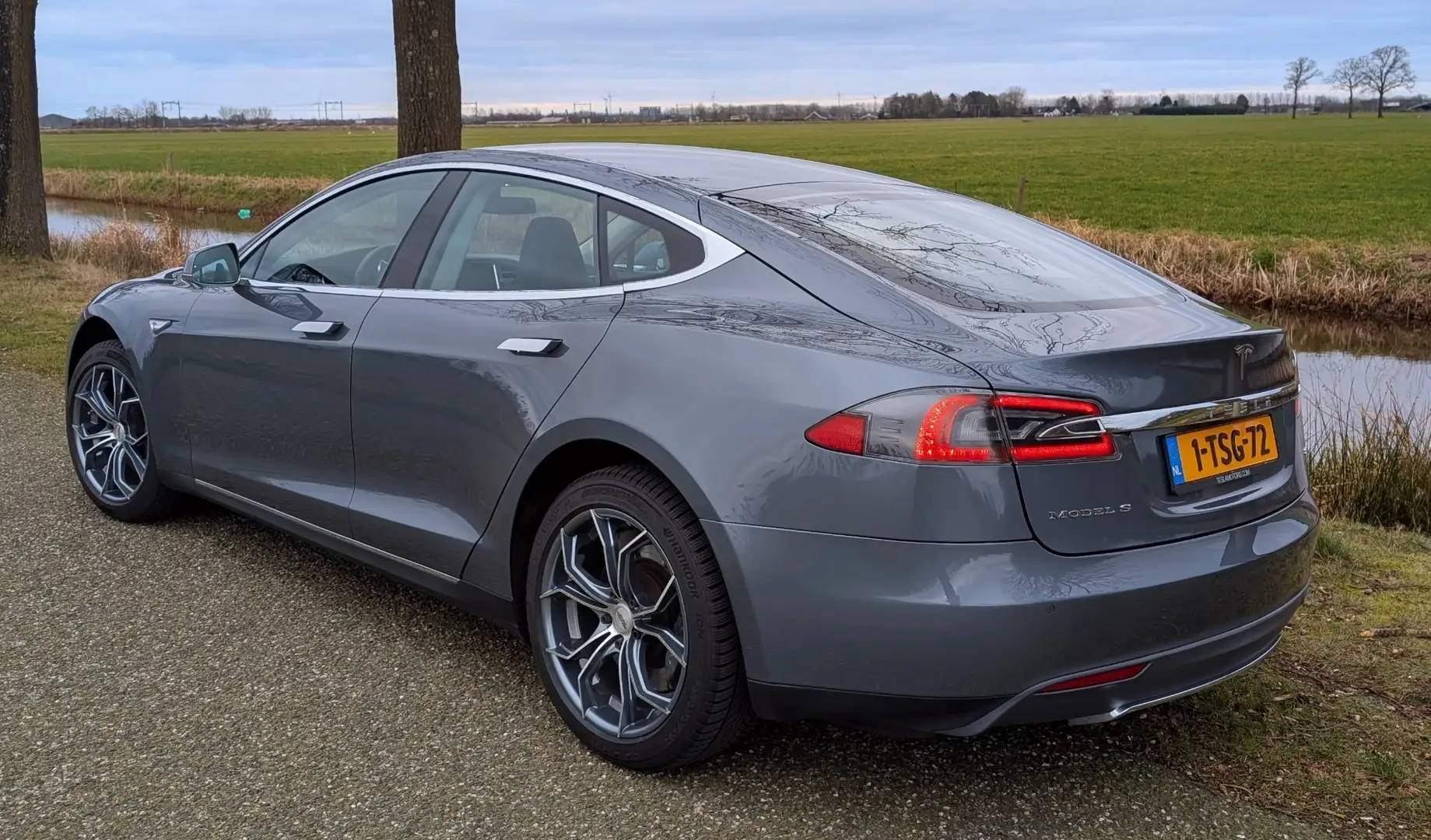Tesla Model S 85 Perf / SOH 90% / free charge Plateado - 2