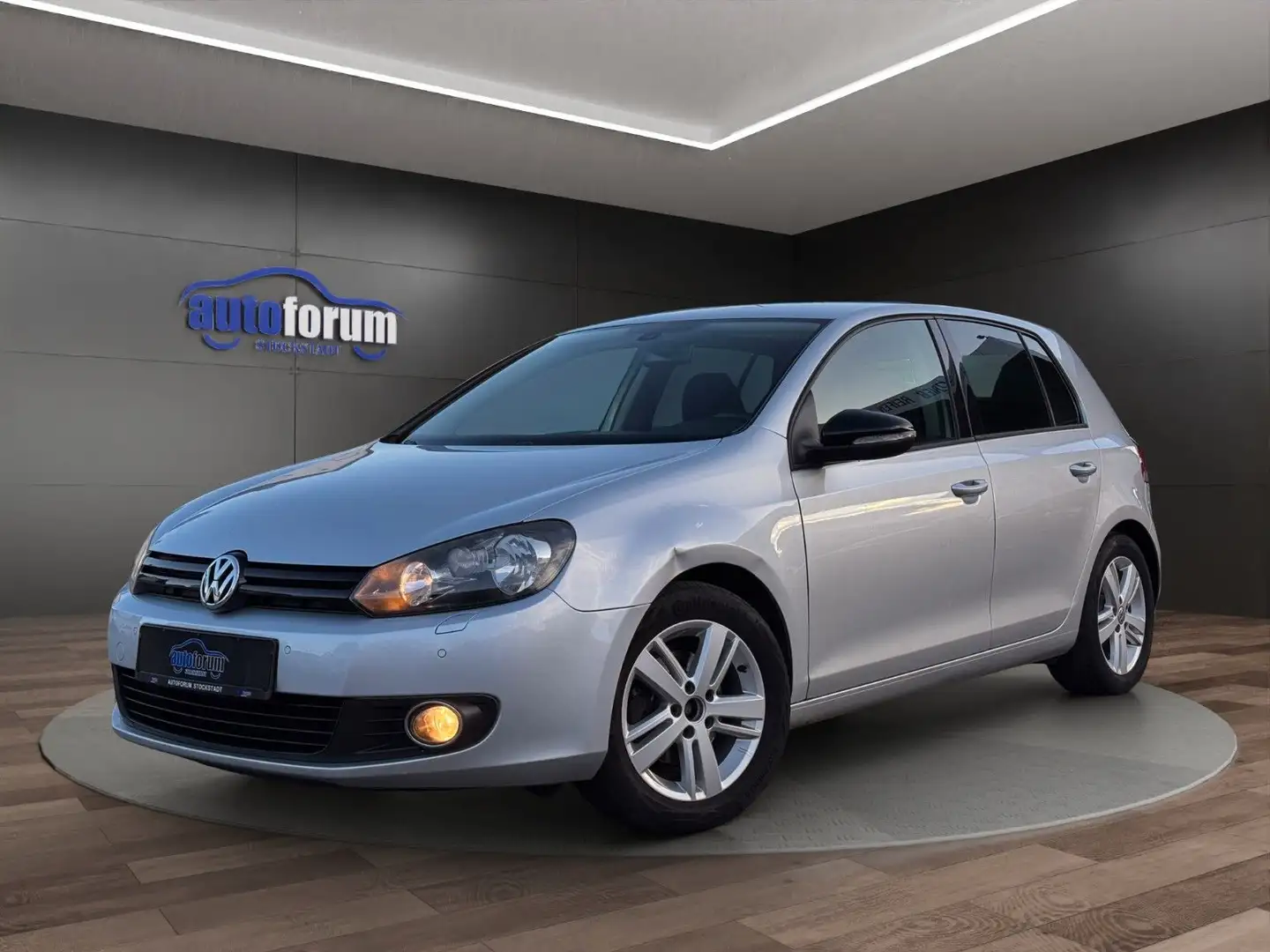 Volkswagen Golf VI Match BlueMotion SHZ°PDC°KLIMA 2-ZONE Silber - 1