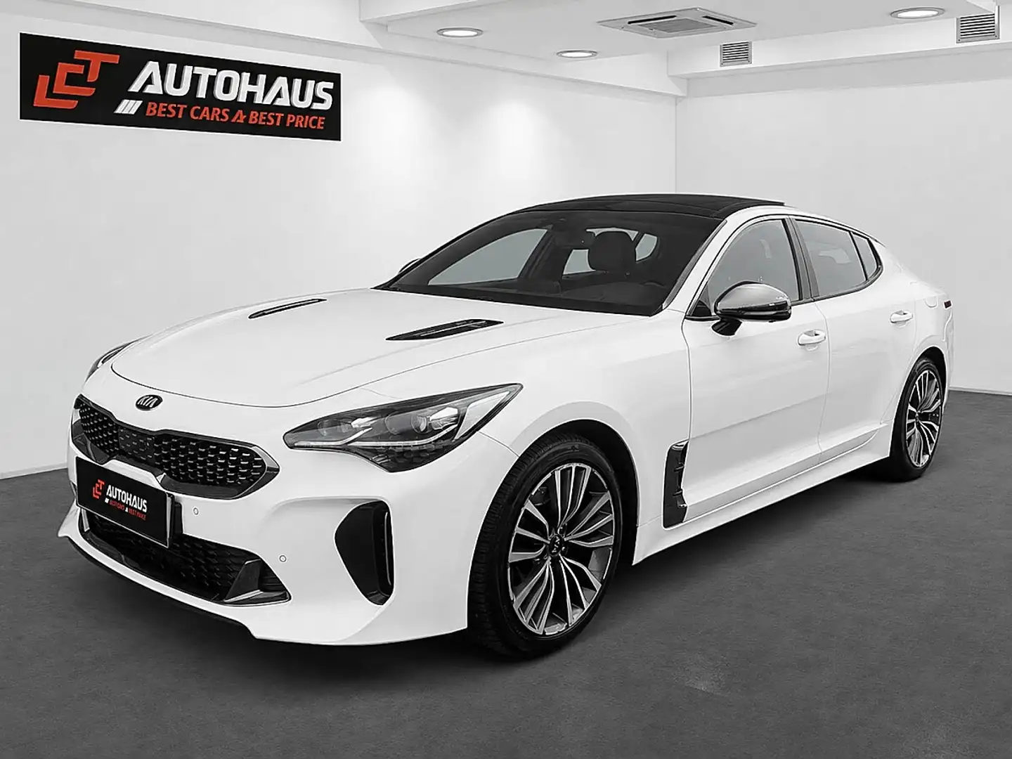 Kia Stinger 2,2 CRDI ISG GT-Line AWD Aut.|TOP AUSSTATTUNG | Weiß - 1