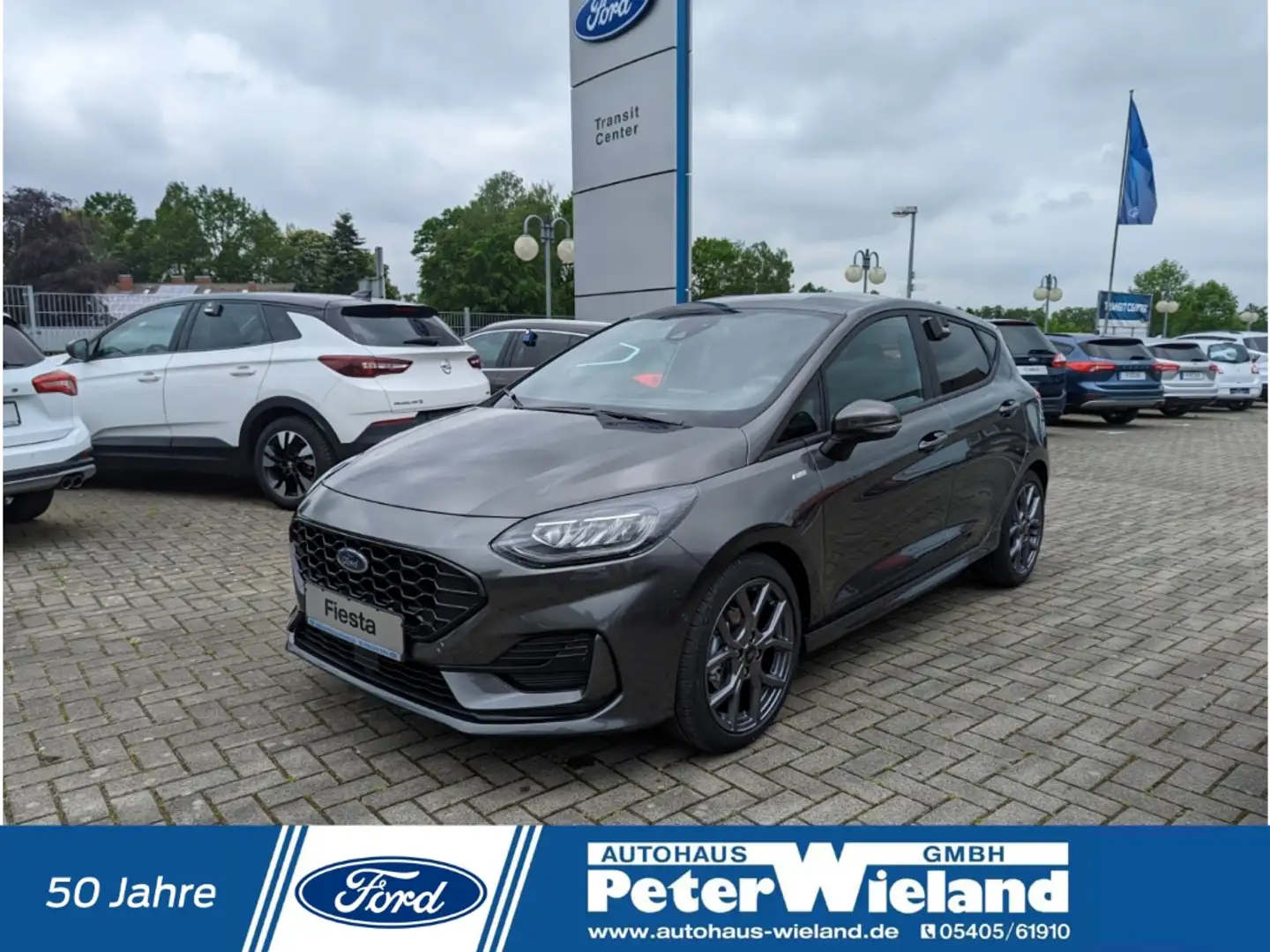 Ford Fiesta ST-Line 1.0 EcoBoost EU6d ST-LINE 5D 1.0L 100PS M Grau - 1