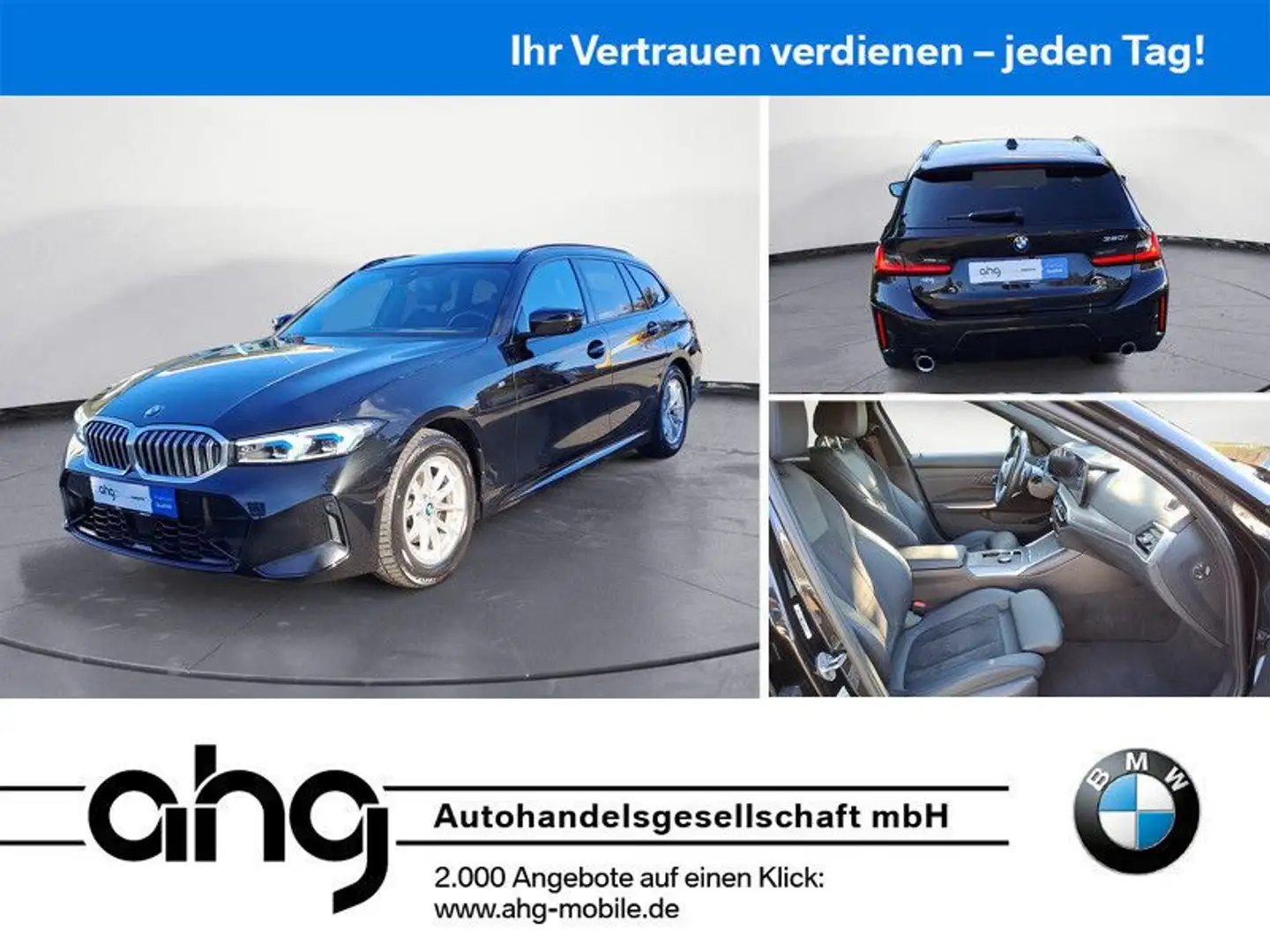 BMW 320 i Touring M Sport Aut. ACC Kamera HiFi Schwarz - 1