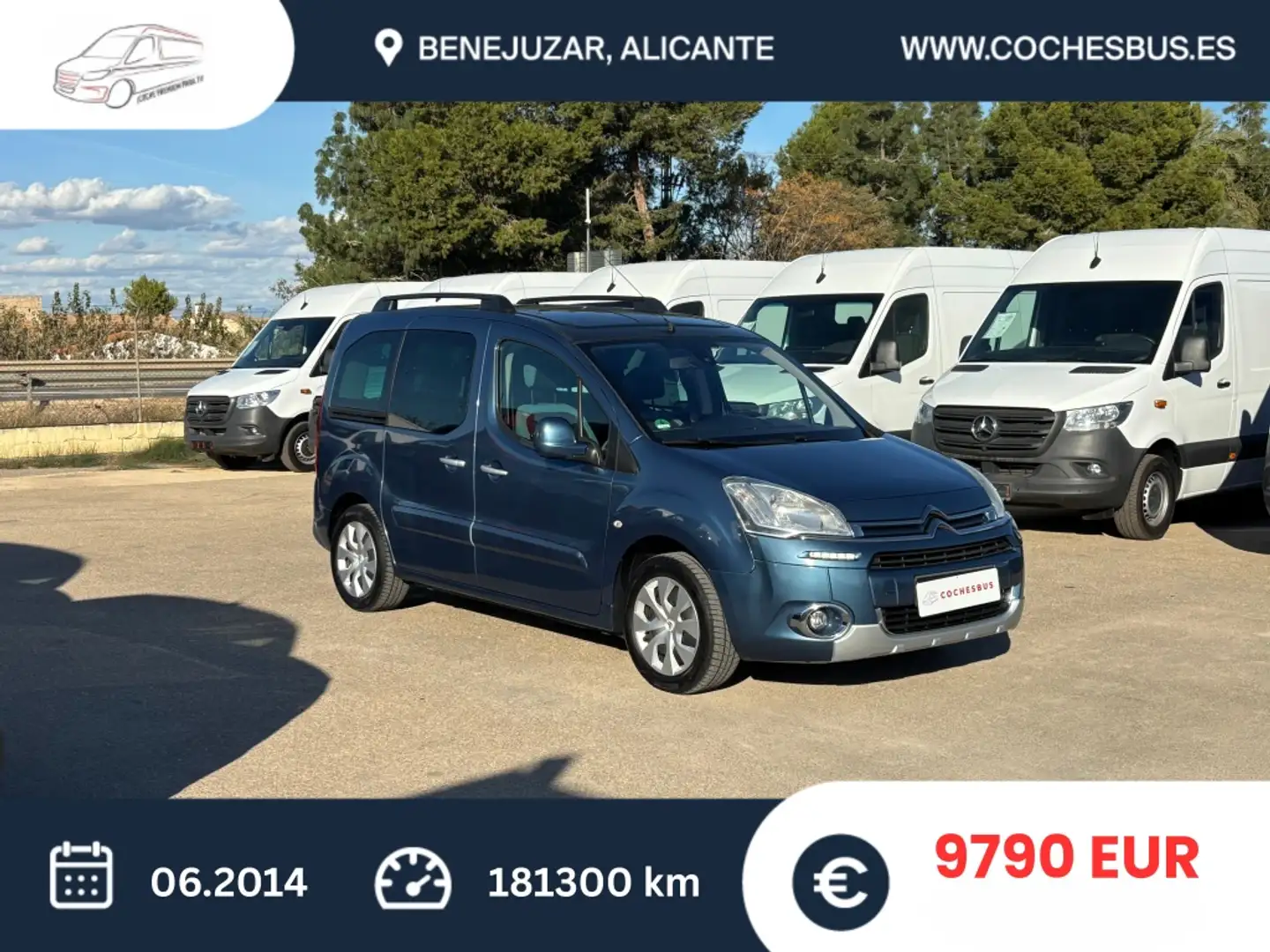Citroen Berlingo Multispace 1.6HDi Seduction 115 Bleu - 1
