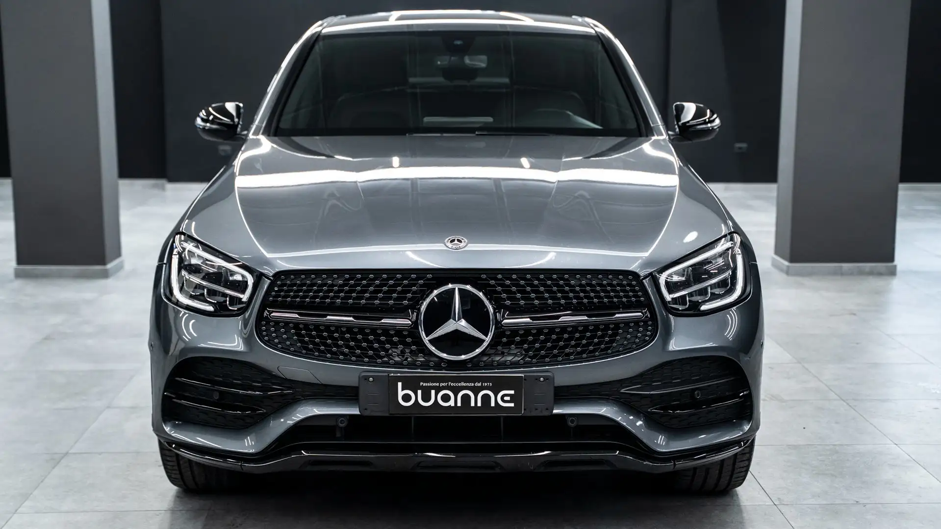 Mercedes-Benz GLC 300 Coupè d Premium 4matic Nav Pack Luci Km Cer Ita Grigio - 2