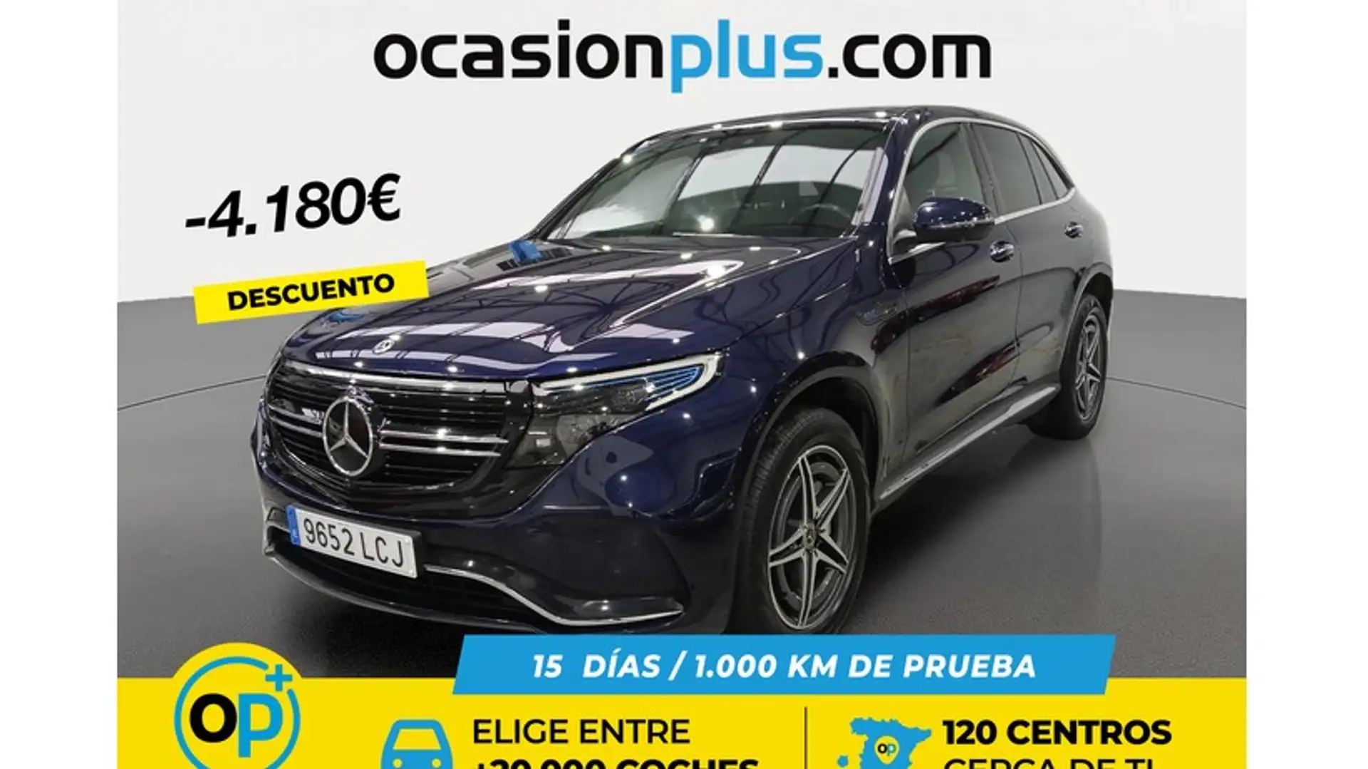 Mercedes-Benz EQC 400 4MATIC Blau - 1