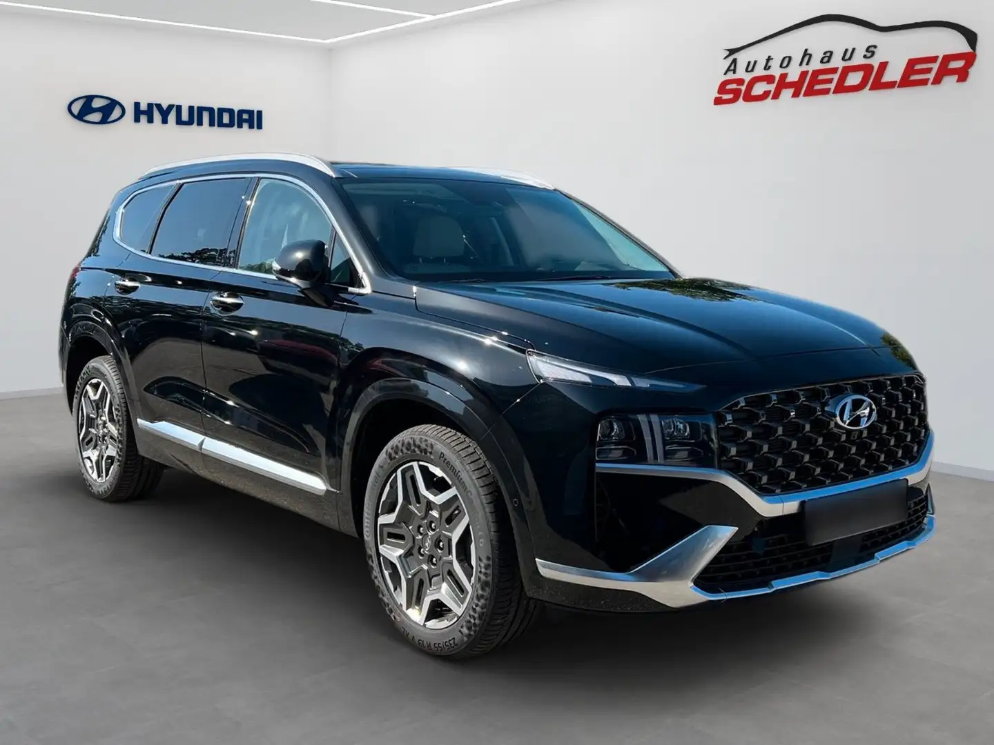 Hyundai SANTA FE SIGNATURE HEV 230PS 4WD+PANORAMADACH Negro - 2