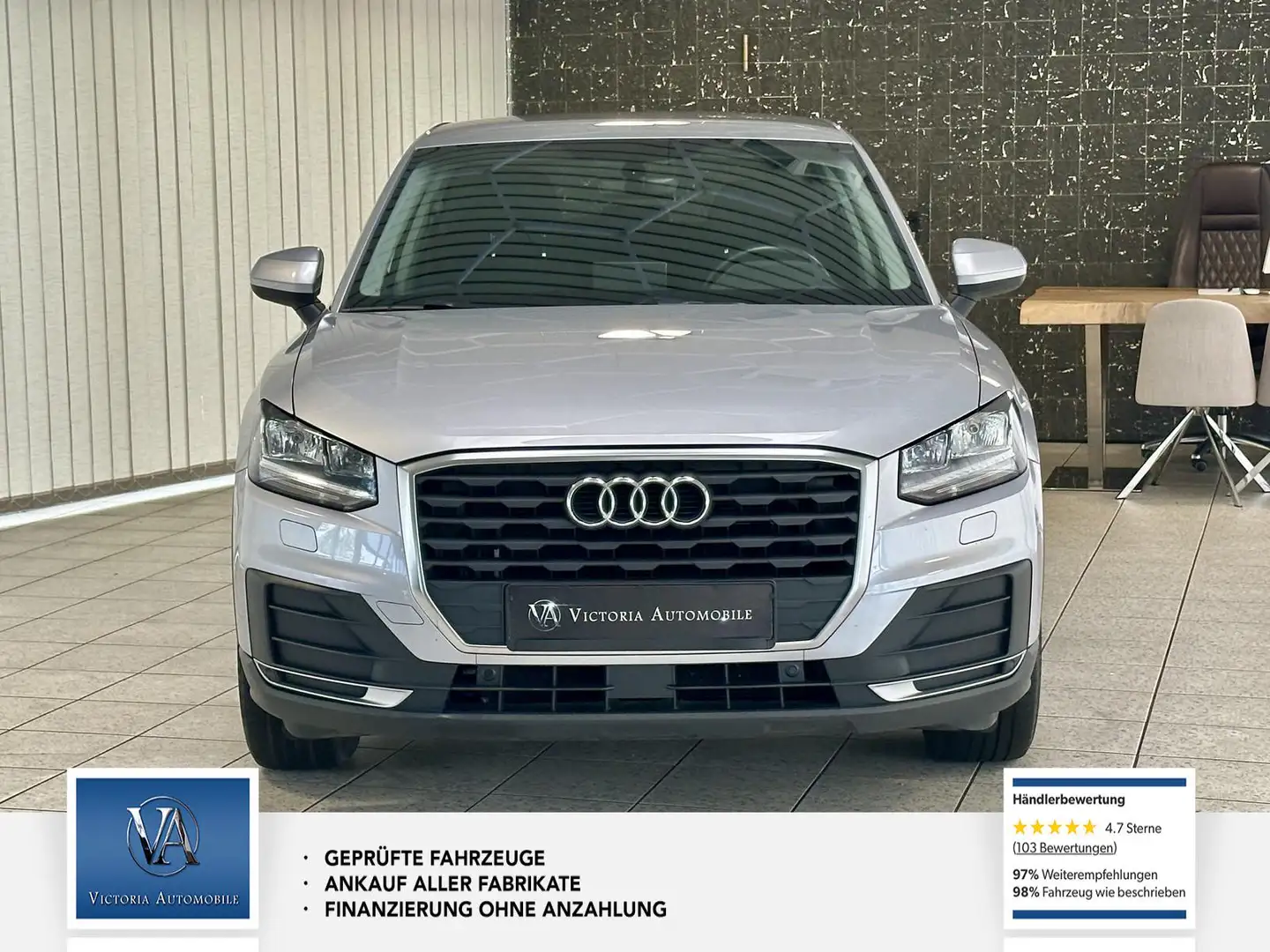 Audi Q2 basis 1 Hand. Tempomat. Navigation Argent - 2
