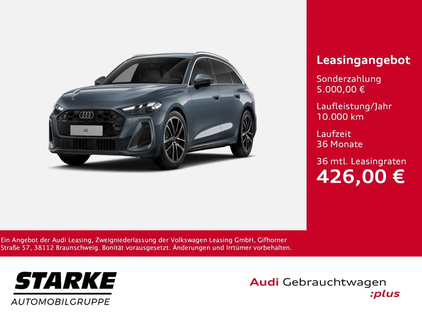 Audi A5 Avant TDI S tronic S line Navi Matrix AHK Stand... Blau - 1