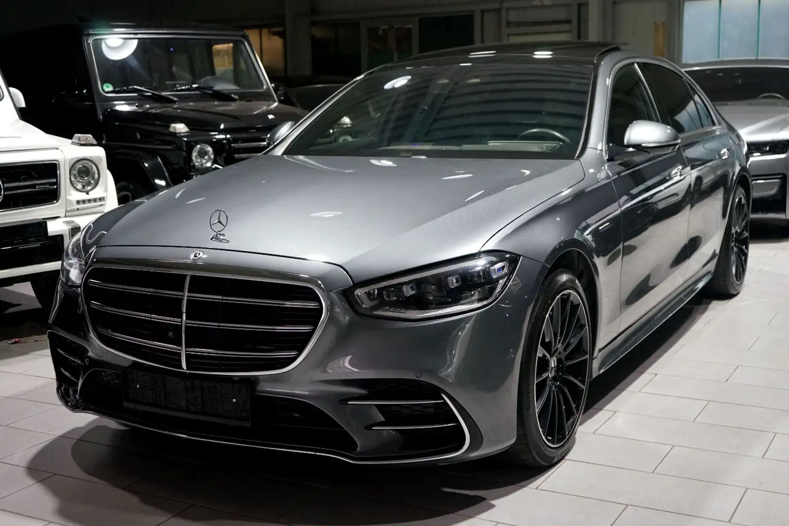 Mercedes-Benz S 350 S350d 4M*LANG*AMG*PANO*NAPPA*MASSAGE*HA-LENKUNG* Grau - 2