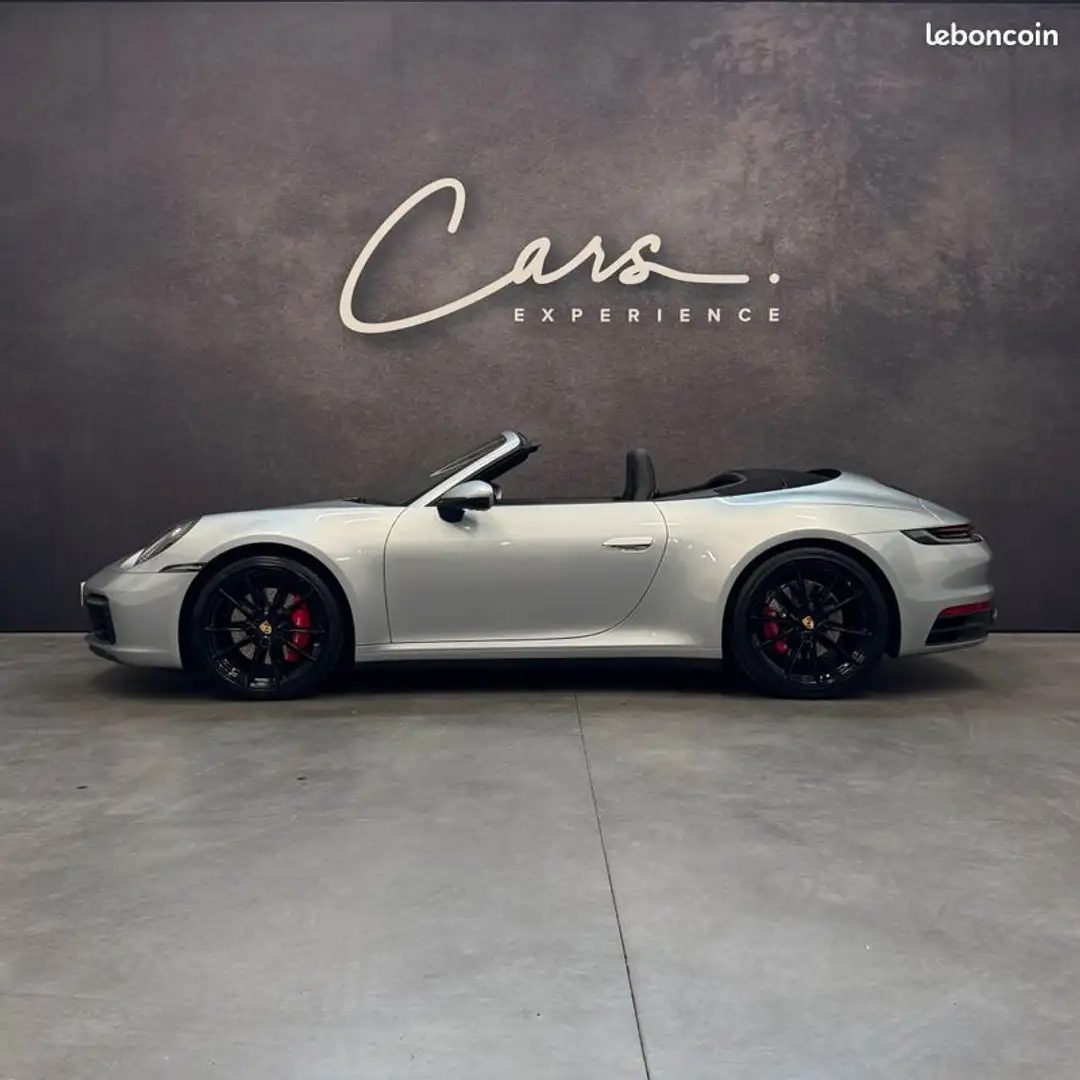 Porsche 992 992 Carrera S Cabriolet 3.0 450 cv – CAMERA 360° PASM ECHAPPEMENT SPORT BOSE- CARPLAY à partir de 1390 mois Silber - 2