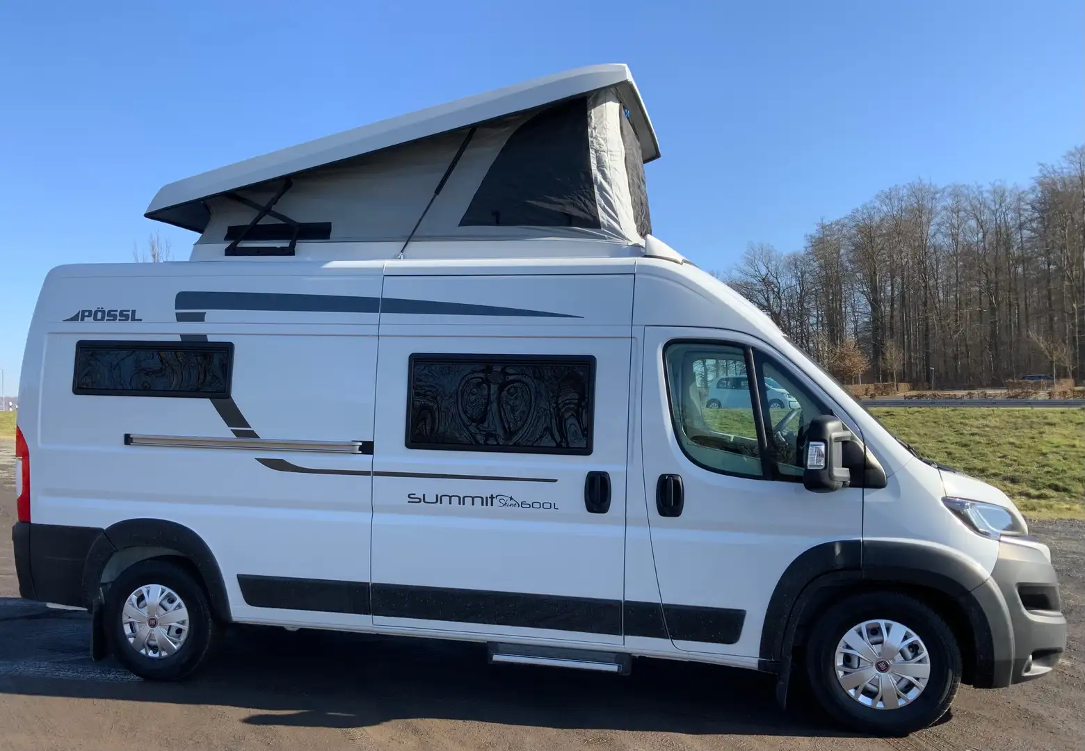 Fiat Ducato Wohnmobil Pössl Summit Shine 600 L Neufahrzeug Blanco - 2