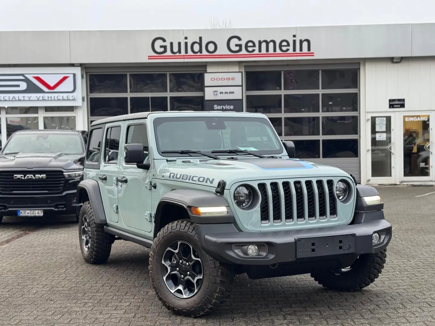 Jeep Wrangler Unlimited Rubicon 4xe Plug-In Hybrid, LED, NAVI Blu/Azzurro - 1