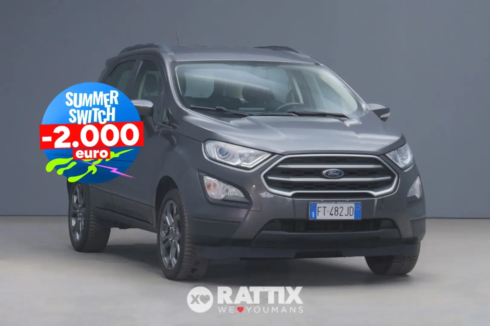 Ford EcoSport 1.0 Ecoboost 100CV Business Grigio - 1