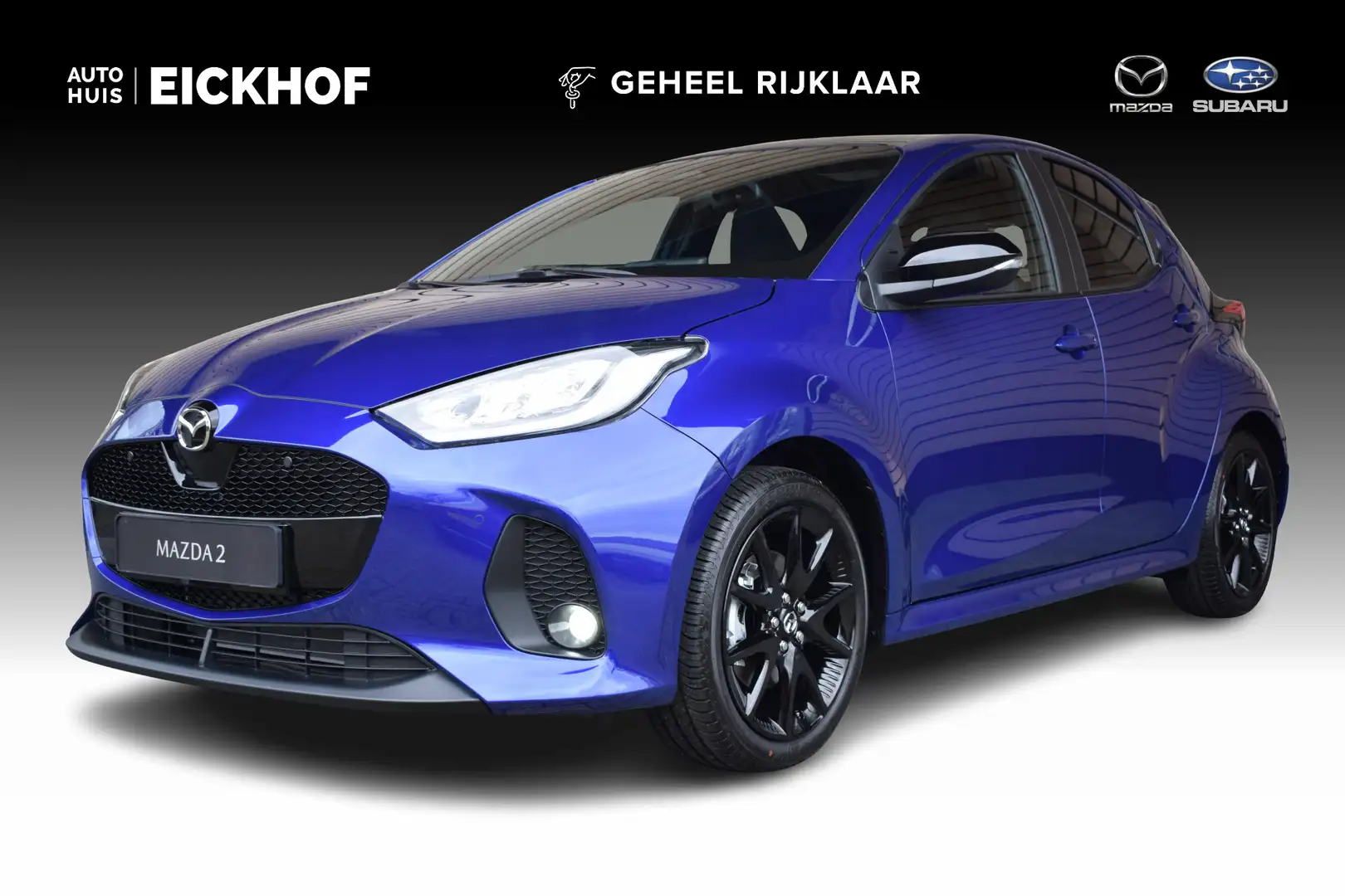 Mazda 2 Hybrid 1.5 Homura Plus - € 3.000,- Voorraad Kortin Blauw - 1