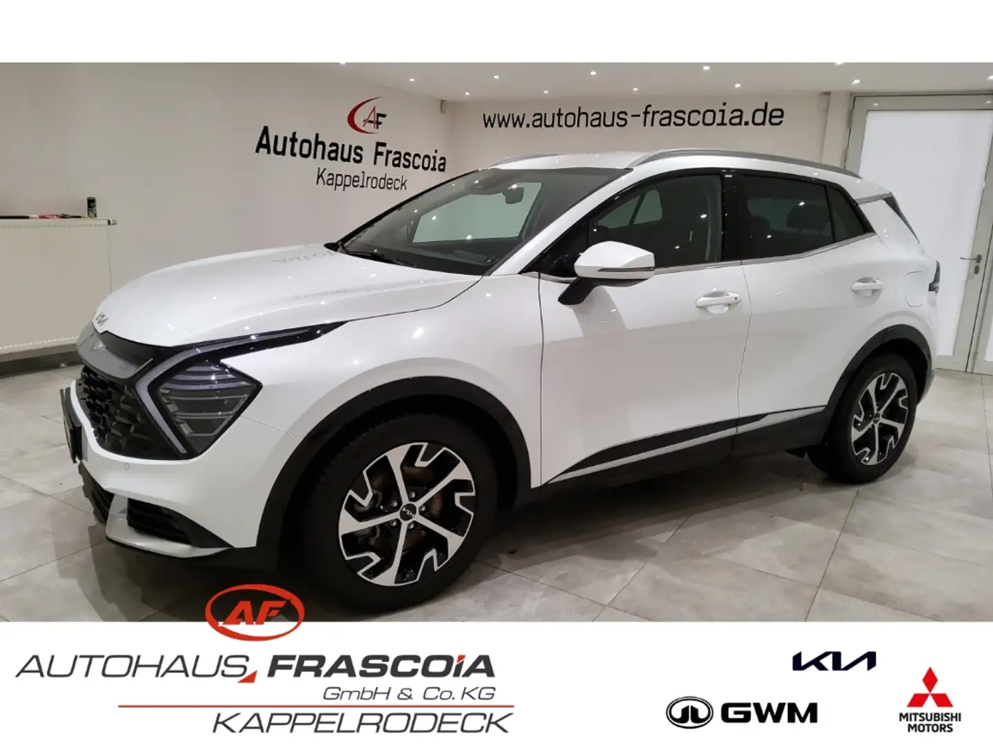 Kia Sportage Spirit 1.6T 48V 2WD Navi LED PDC SHZ Rückfahrkam. Weiß - 1