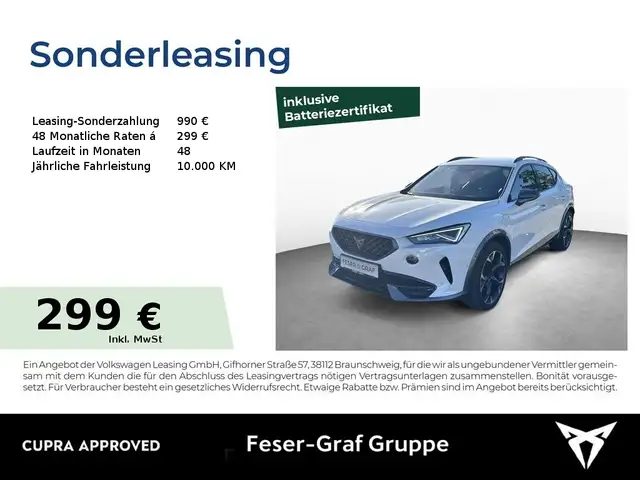 CUPRA Formentor VZ 1.4 e-Hybrid |DSG|NAVI|SHZ|KAMERA|