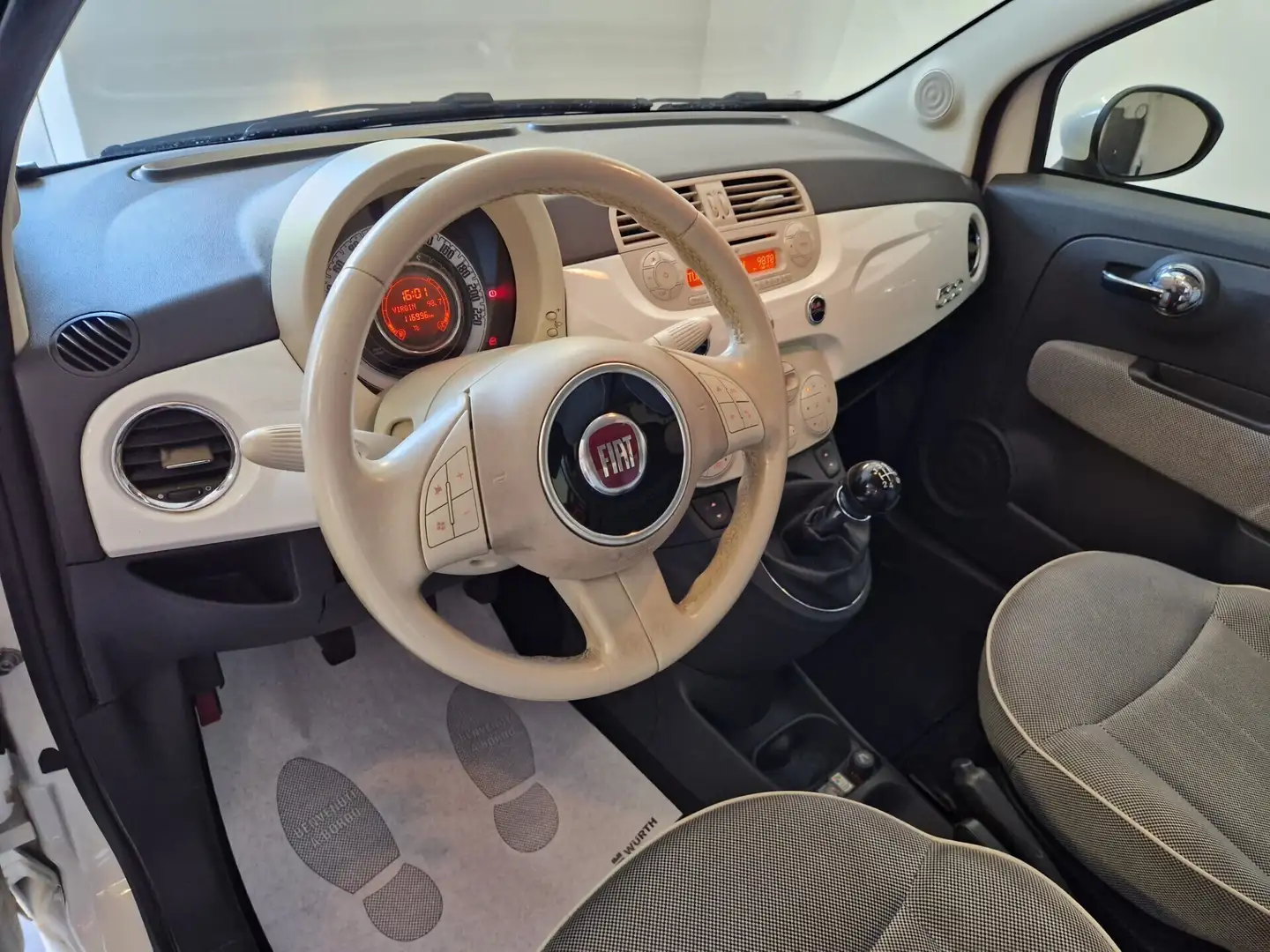 Fiat 500 1.2 Lounge Bianco - 2