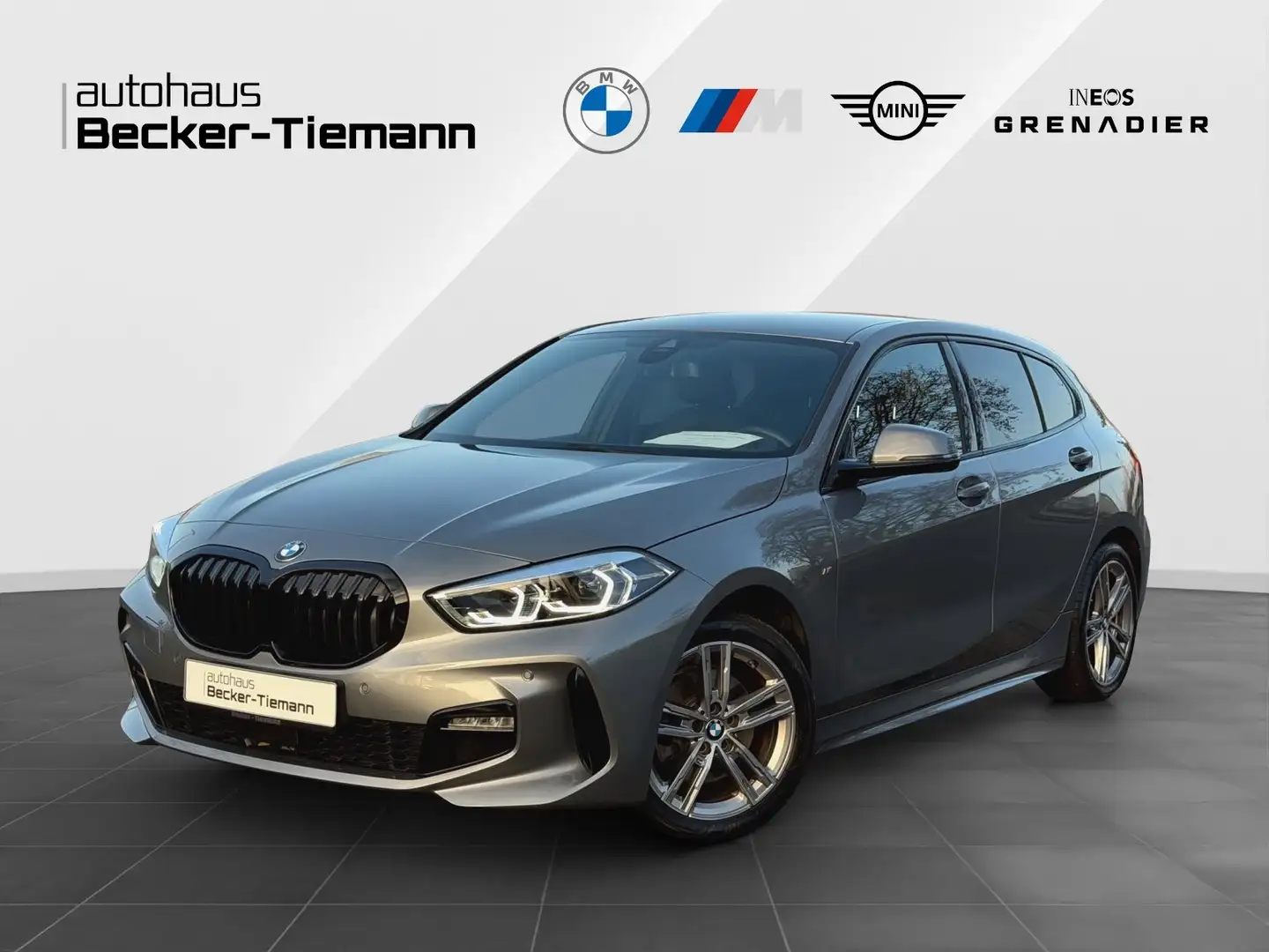BMW 118 i M Sport | Navi | LED | Lenkradhz. | el. Heckklap Grau - 1