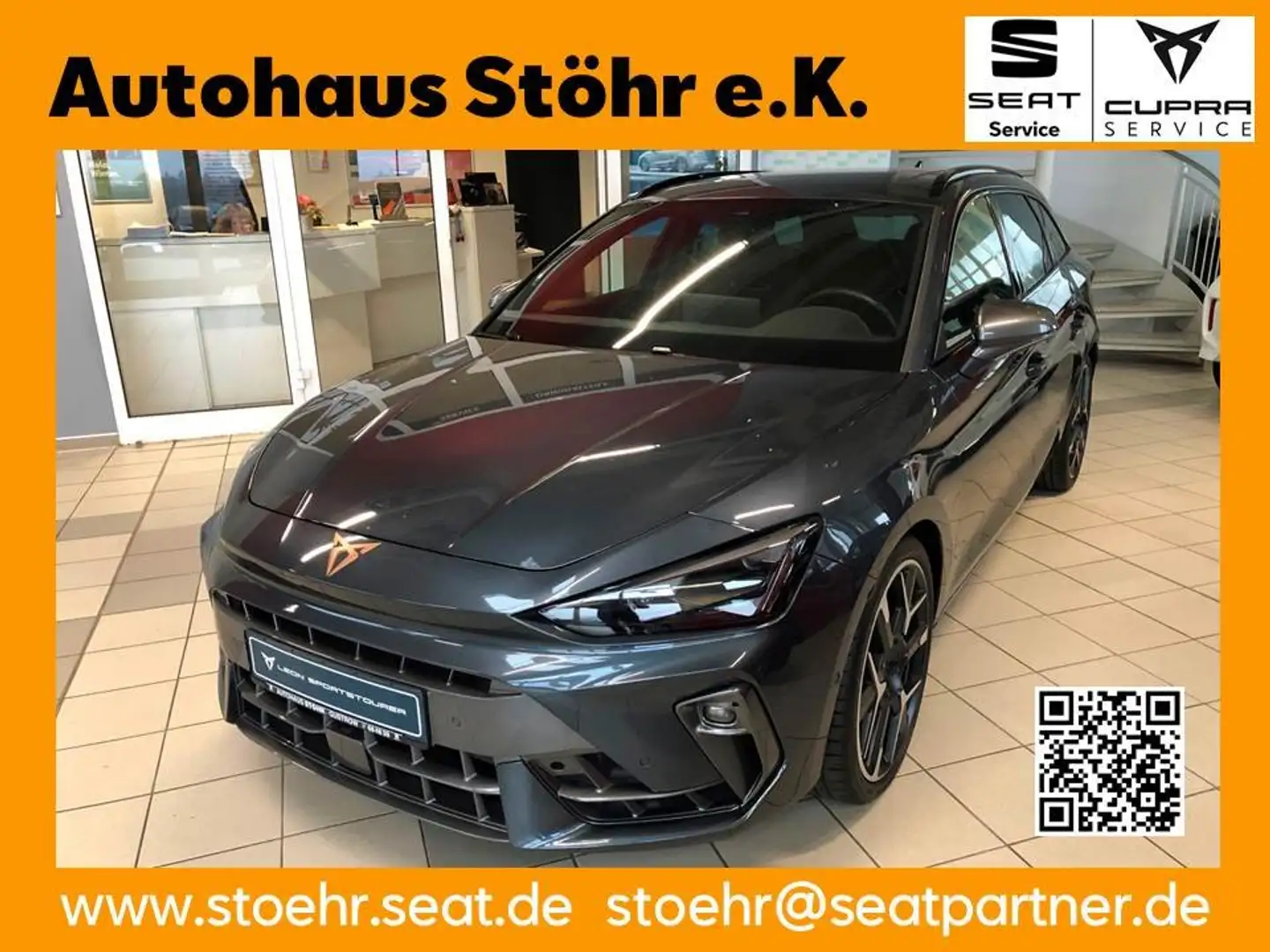 CUPRA Leon Kombi 2.0TSI 245kW 4Drive VZ Grau - 1