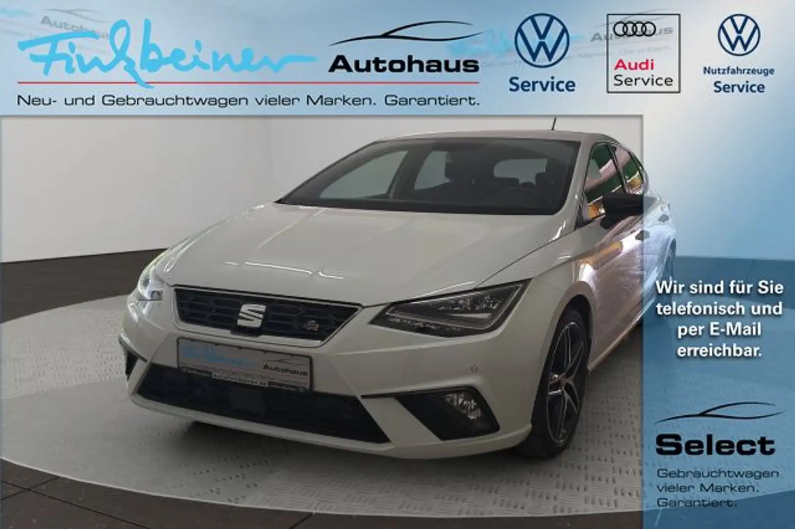 SEAT Ibiza FR 1.0l TSI Bluetooth Navi LED Klima Weiß - 1