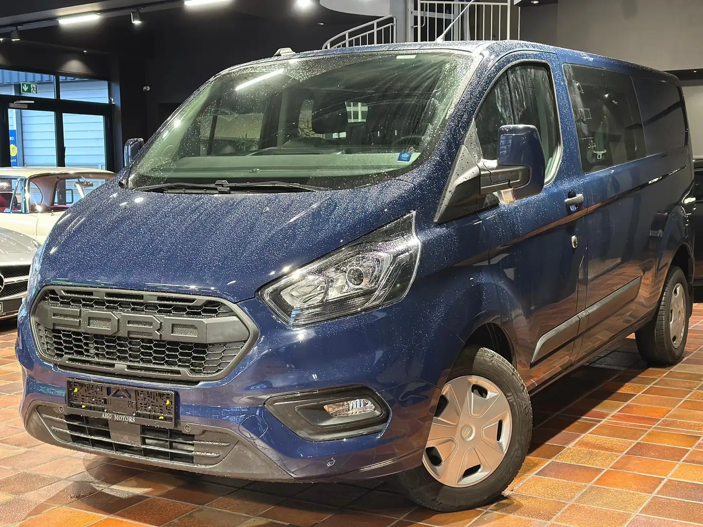 Ford Transit Custom AUT 320 LANG L2 MIXTO DOKA 6SITZE TREND LKW-ZULASS Bleu - 1
