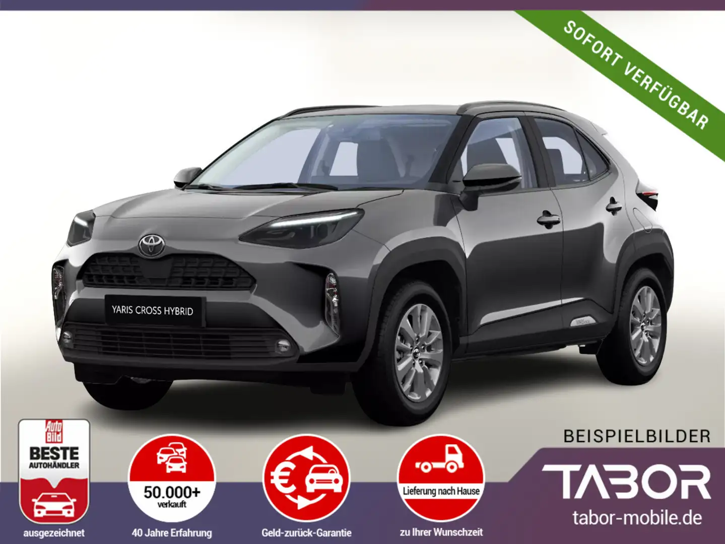 Toyota Yaris Cross 1.5 HEV 116 CVT Kam Sitzheizung ACC Grau - 1