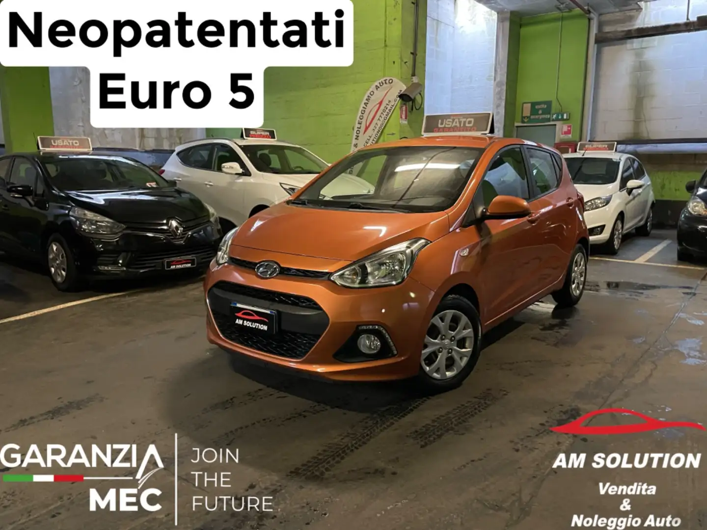 Hyundai i10 1.0 Neopatentati Euro 5 *135.000 km* Orange - 1