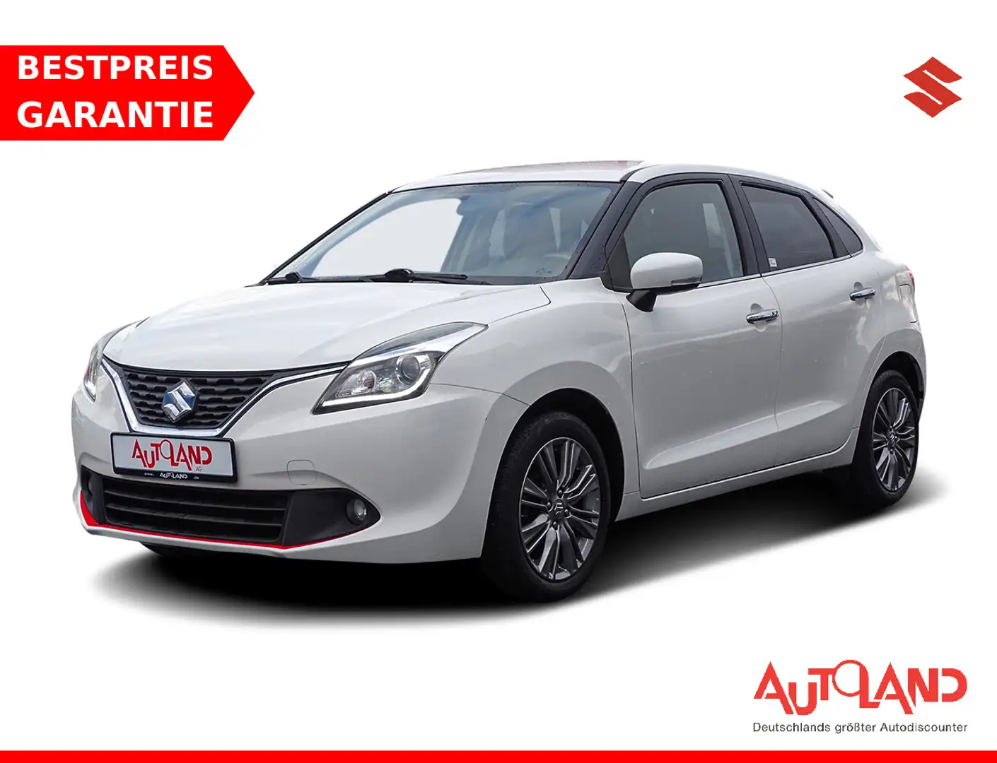 Suzuki Baleno 1.0 Boosterjet Navi Xenon ACC Sitzheizung Weiß - 1