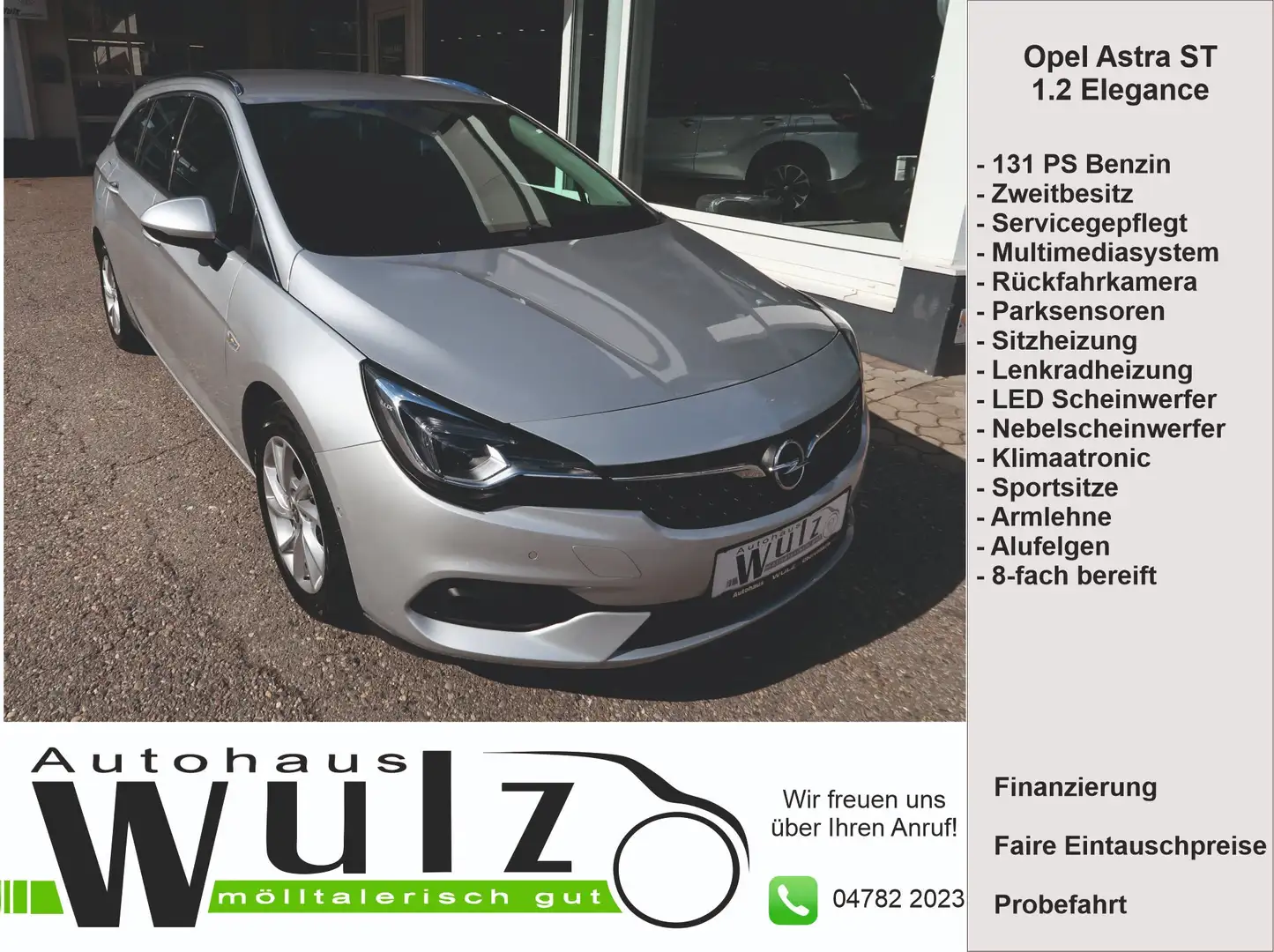 Opel Astra Elegance Start/Stop Silber - 1