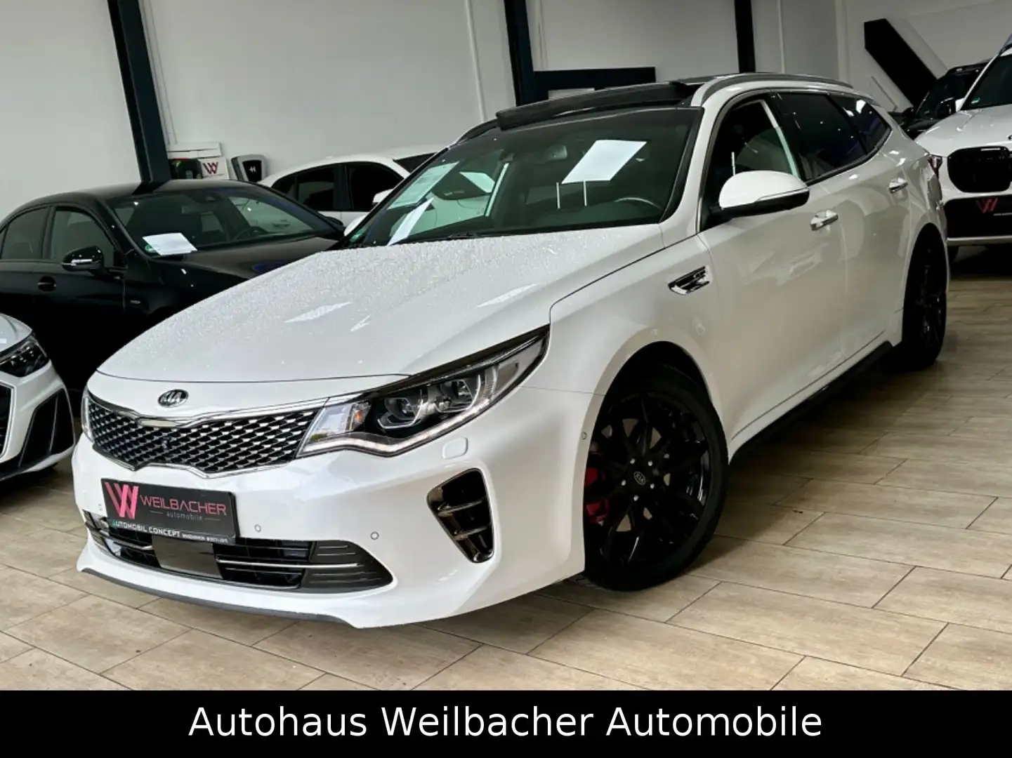 Kia Optima Sportswagon GT * Pano * Leder * VOLL * Weiß - 1