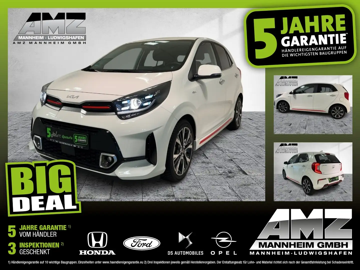 Kia Picanto 1.2 GT Line GT-Line Weiß - 1