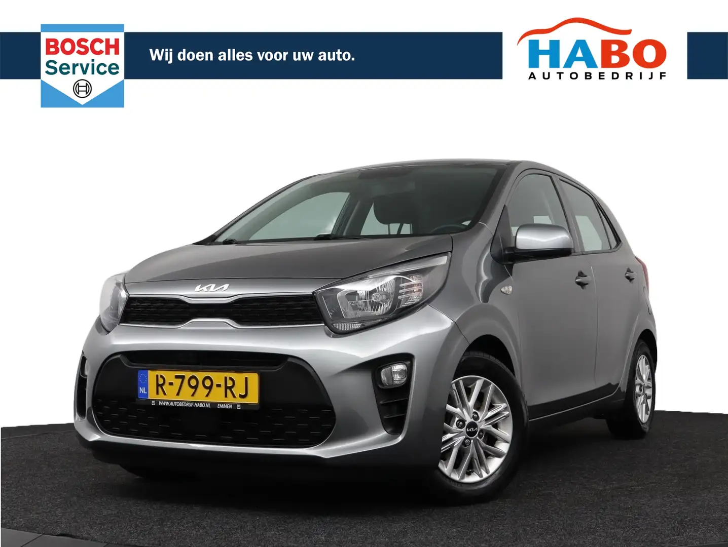Kia Picanto 1.0 DPI DYNAMICLINE 4Z AUTOMAAT AC/CRUISE/APPLE.CA Grau - 1
