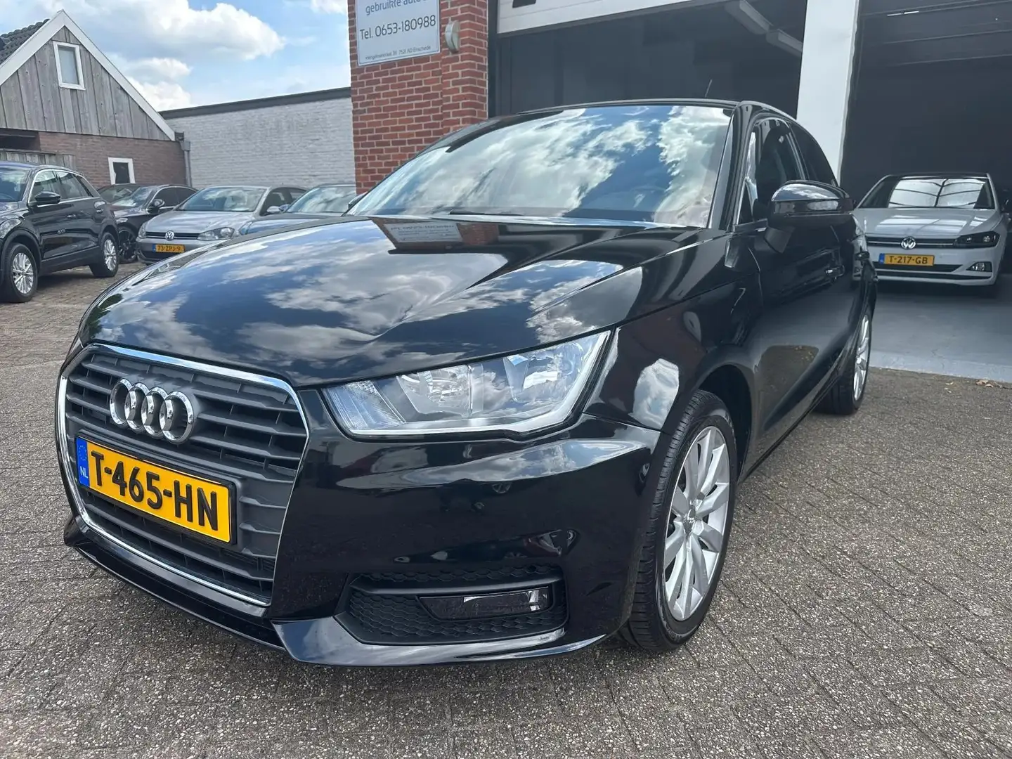Audi A1 Sportback 1.4 TFSI Sport Pro Line AIRCO-PDC-NAVI-C Zwart - 1