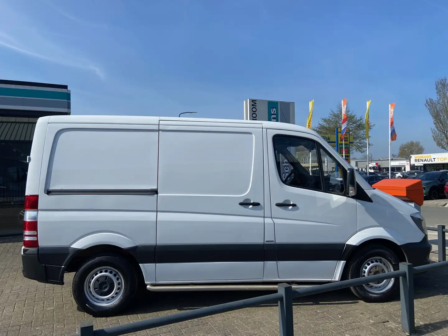 Mercedes-Benz Sprinter 313 CDI L1H1 NAP | 136 pk | 3 stoelen | Sidebars Wit - 2