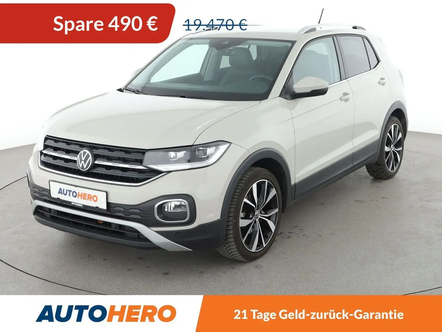 Volkswagen T-Cross 1.0 TSI Style*NAVI*TEMPO*LED*PDC*SHZ* Grau - 1