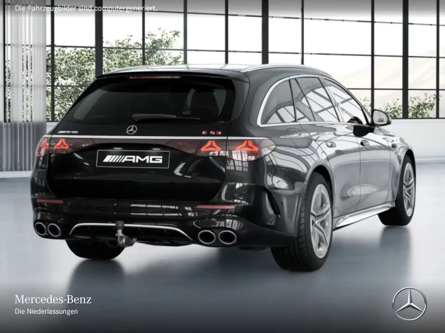 Mercedes-Benz E 53 AMG E AMG 53 T 4 Matic  Aut. Schwarz - 2