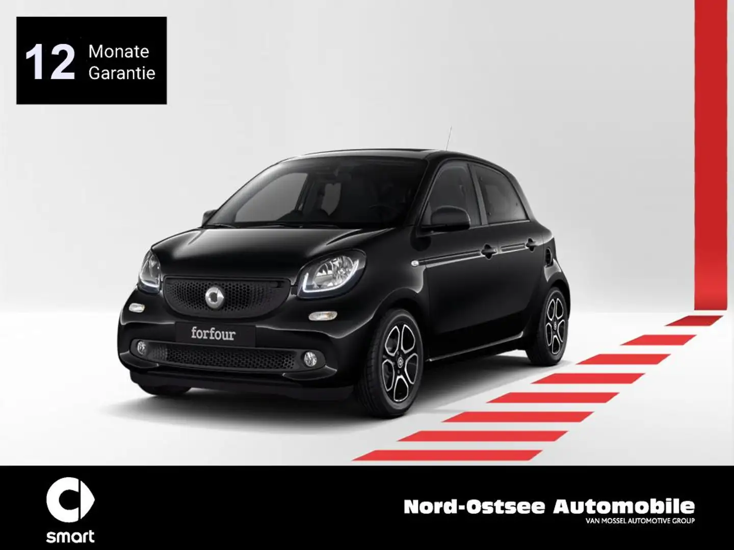 smart forFour prime (66kW) PANO LEDER NAVI KLIMA TEMPO - 1