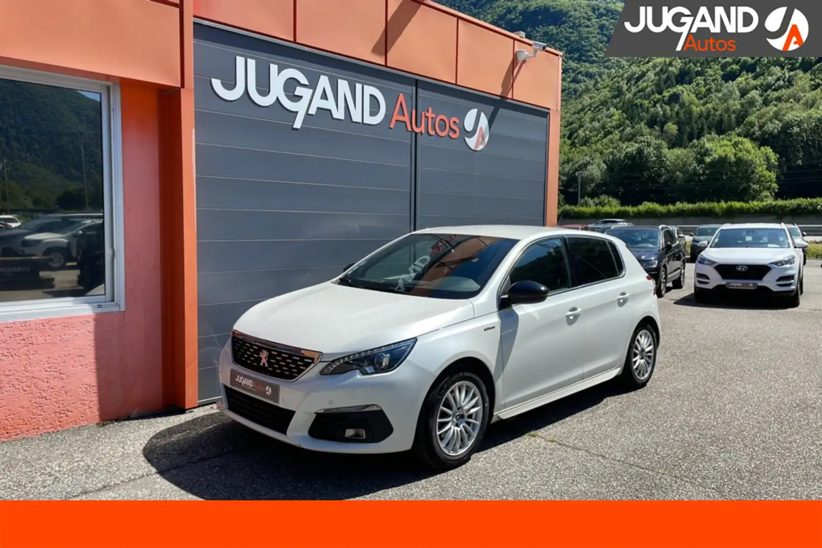 Peugeot 308 130 CH EAT8 GT LINE Blanc - 1