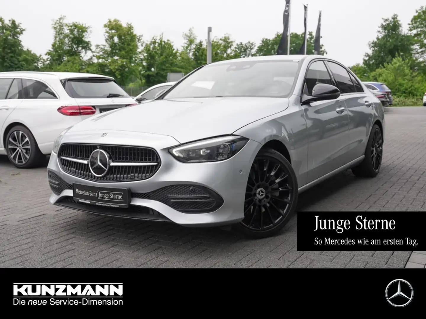 Mercedes-Benz C 300 Avantgarde Night MBUXNavi-Prem. Distronic Argent - 1