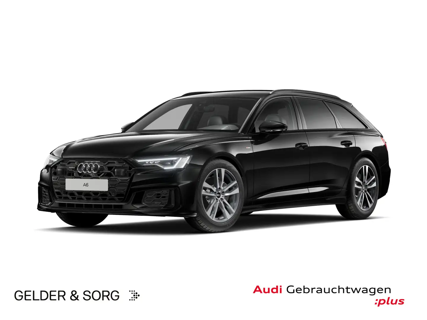Audi A6 50 TDI qu. S line 360°*ACC*AHK*Matrix* Schwarz - 1