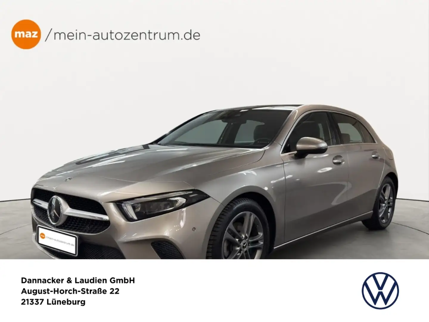 Mercedes-Benz A 200 A- Klasse Progressive Alu LED AHK Pano Navi Kamera Silber - 1