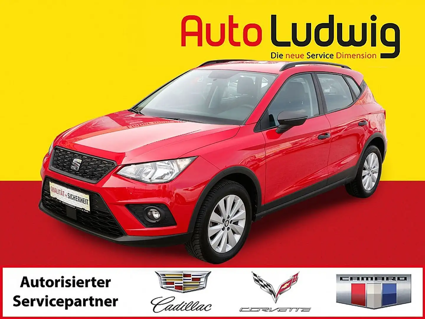 SEAT Arona ARONA 1.0 Eco TSI Reference *PDC*SHZ*FRONT ASSI... Rot - 1