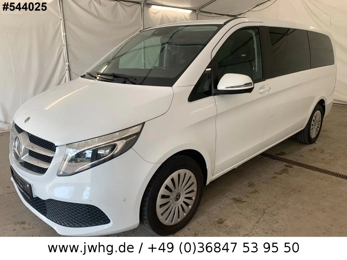 Mercedes-Benz V 220 V220 Lang Facelift ILS Navi Distr Kam StndHz DAB Weiß - 1