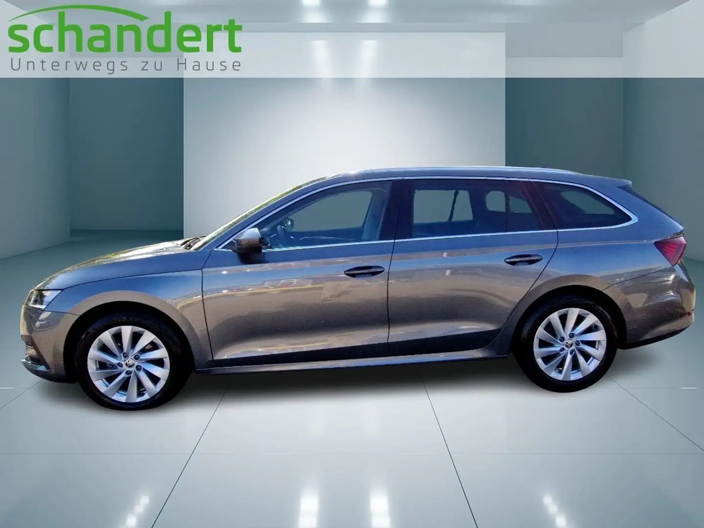 Skoda Octavia Combi 2.0 TDI Style DSG LED Navi AHK Klimaautoma Grau - 2