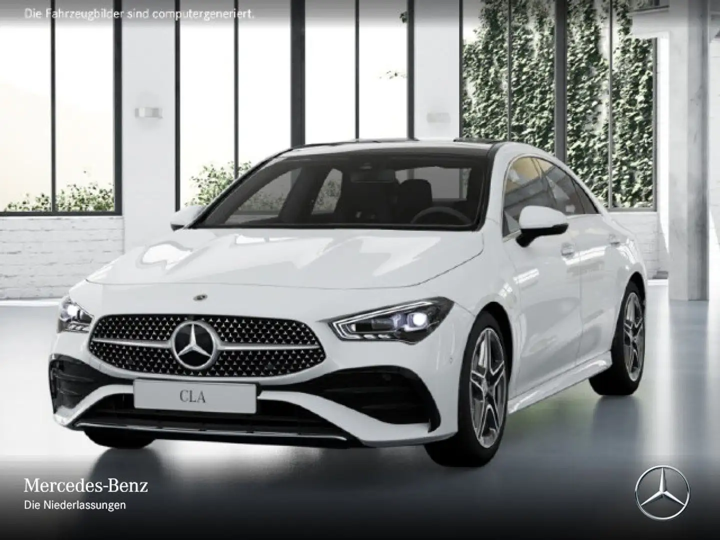 Mercedes-Benz CLA 200 AMG+PANO+360°+AHK+MULTIBEAM+TOTW+KEYLESS Blanc - 2