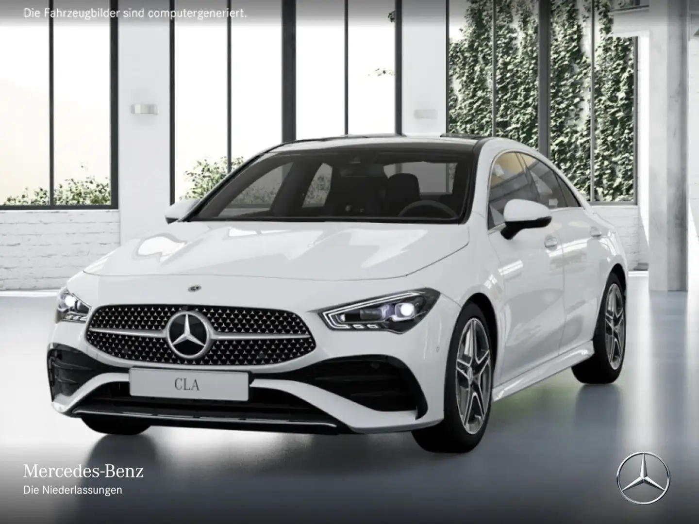 Mercedes-Benz CLA 200 AMG+PANO+360°+AHK+MULTIBEAM+TOTW+KEYLESS Weiß - 2