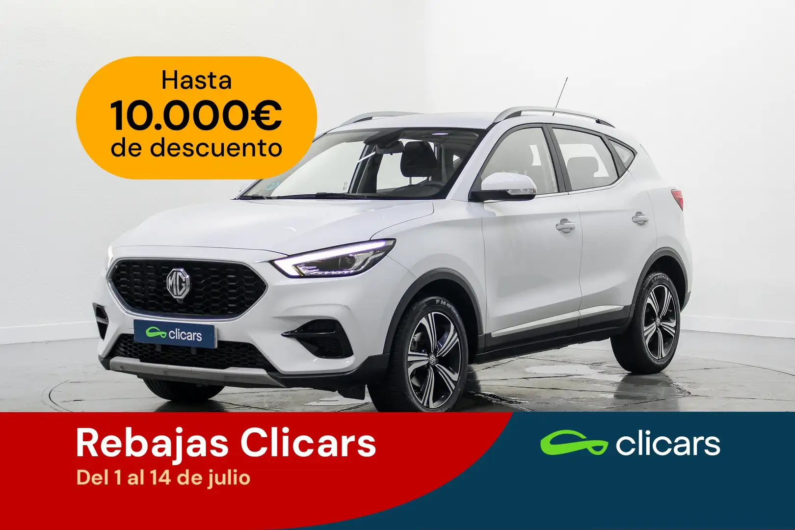 MG ZS 1.0 T-GDI Luxury Aut. 82kW Blanco - 1