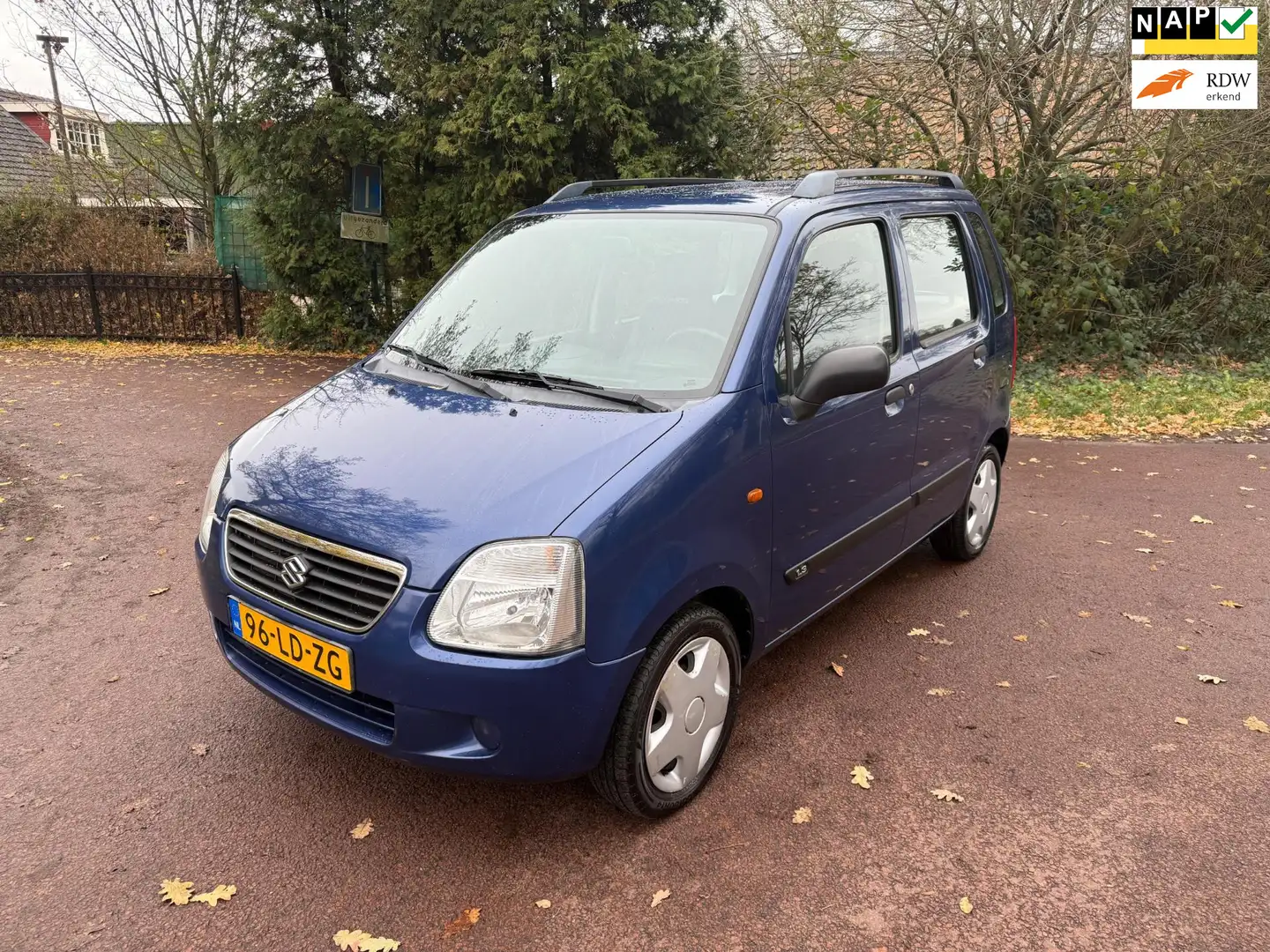 Suzuki Wagon R+ 1.3 GLS / stuurbekrachtiging / Apk / Aux / cv / Blauw - 1